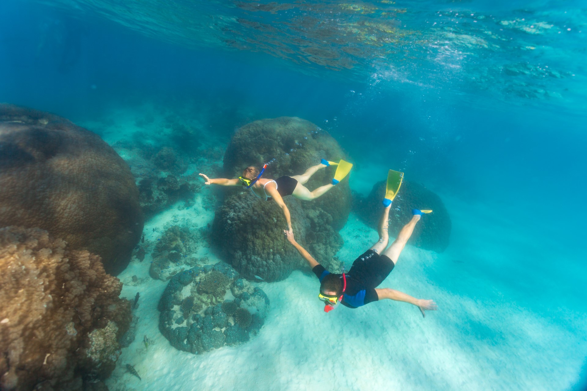 Schnorcheln am Ningaloo Reef. Photo Credit: Tourism Western Australia