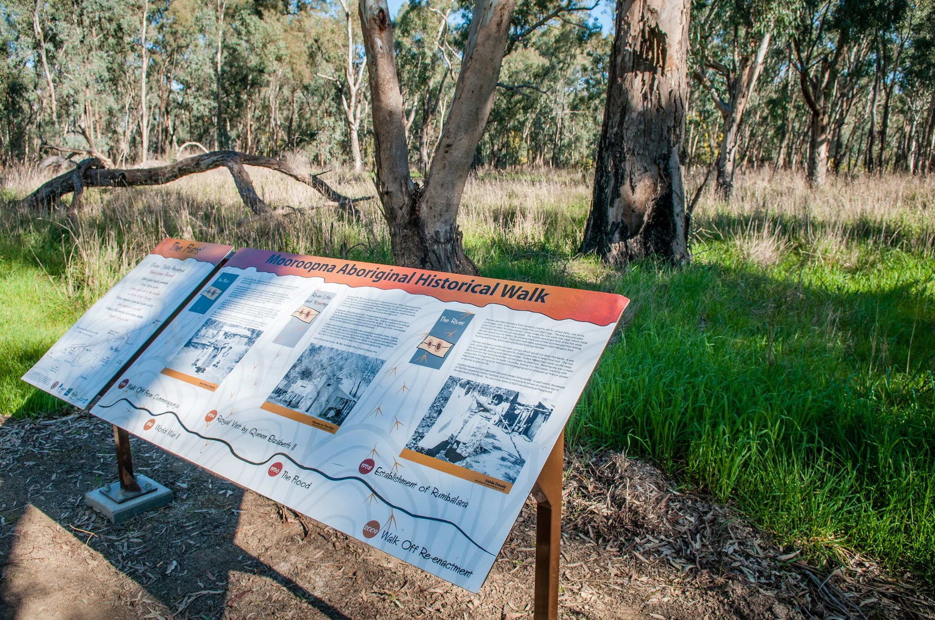 Mooroopna Aboriginal Historical Walk. Photo Credit: Visit Victoria Mooroopna Aboriginal Historical Walk. Photo Credit: Visit Victoria