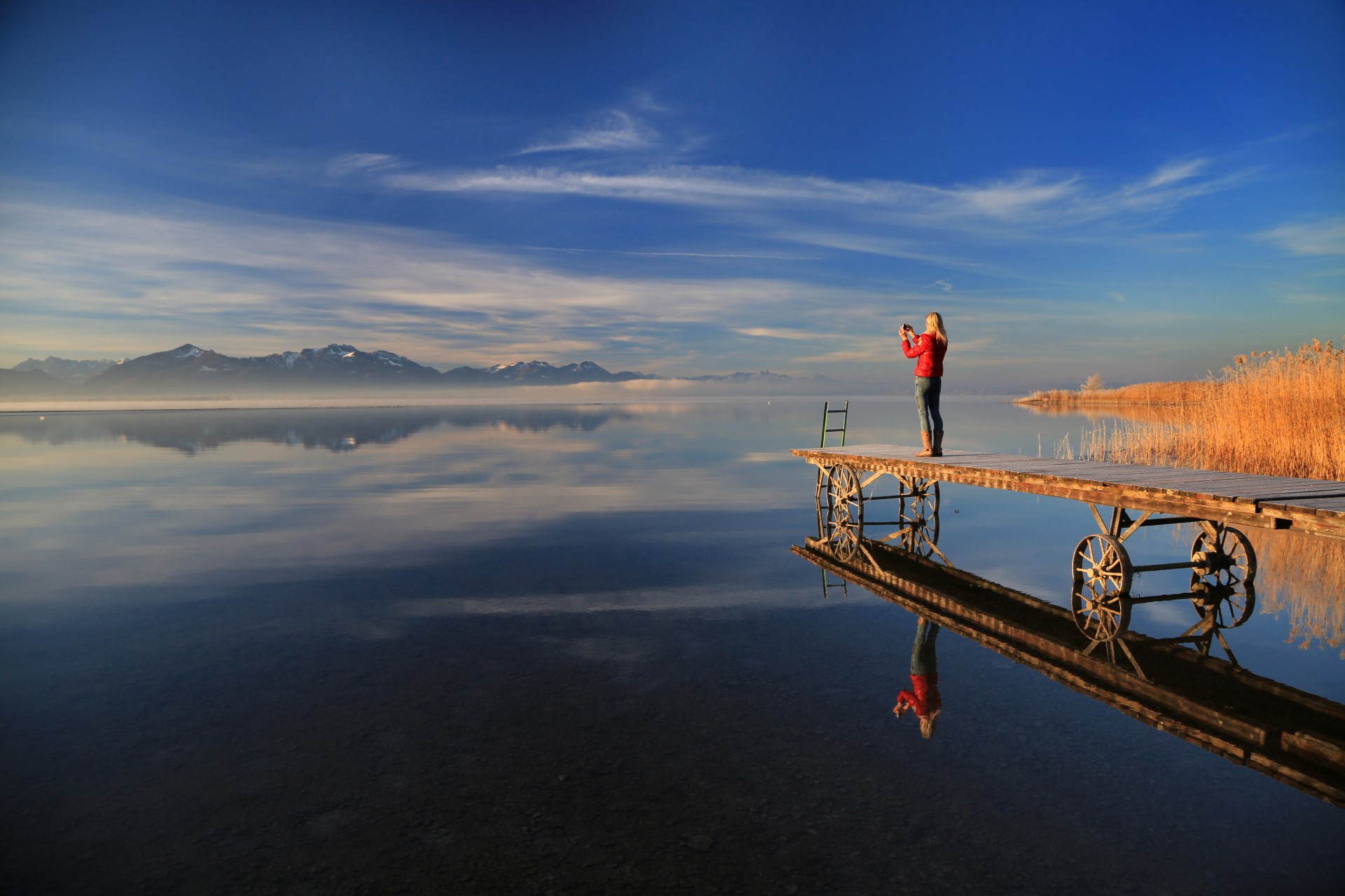 Am Chiemsee. Photo Credit: Chiemgau Tourismus e.V. Am Chiemsee. Photo Credit: Chiemgau Tourismus e.V.