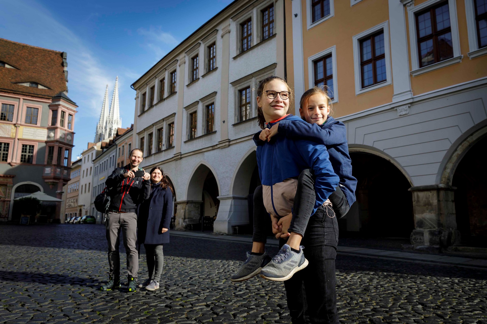 Der Görlitzer Untermarkt im Herzen der Altstadt ist Startpunkt des Rätselrundgangs. Photo Credit: Nikolai Schmidt Der Görlitzer Untermarkt im Herzen der Altstadt ist Startpunkt des Rätselrundgangs. Photo Credit: Nikolai Schmidt