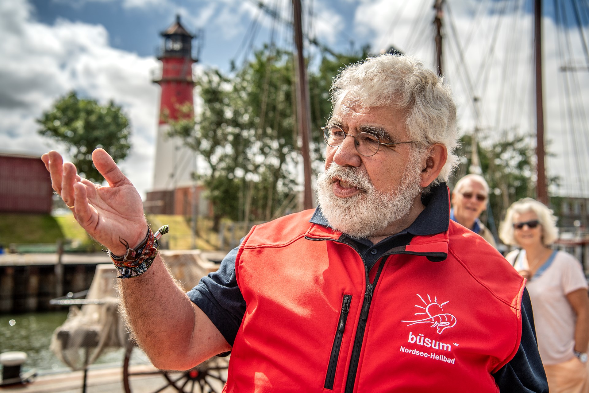 Ortsführungen in Büsum mit Raimund Donalies. Photo Credit: Oliver Franke