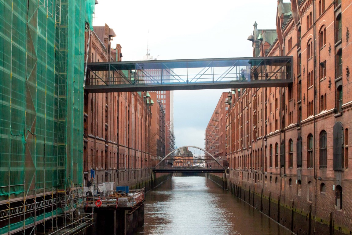 Die neue Fleetbrücke Die neue Fleetbrücke