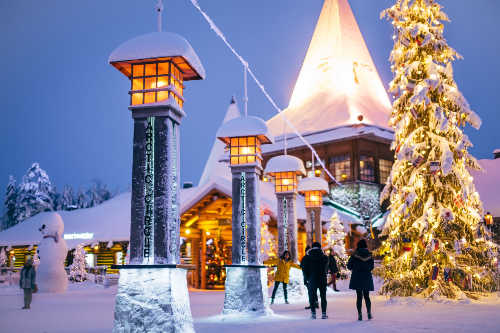 Das Weihnachtsdorf Rovaniemi. Photo Credit: Visit Rovaniemi | Visit Finland