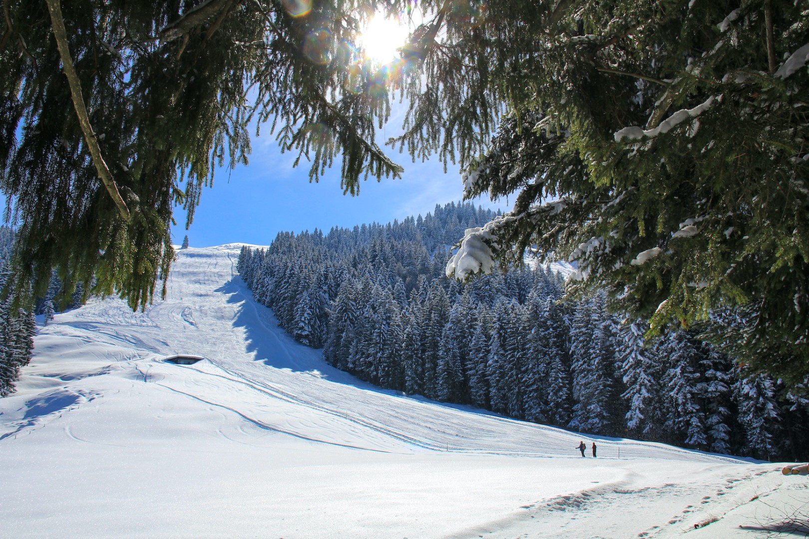 Winterwanderung Heiligkreuz-First. Photo Credit Bruno Röösli | UNESCO Biosphäre Entlebuch