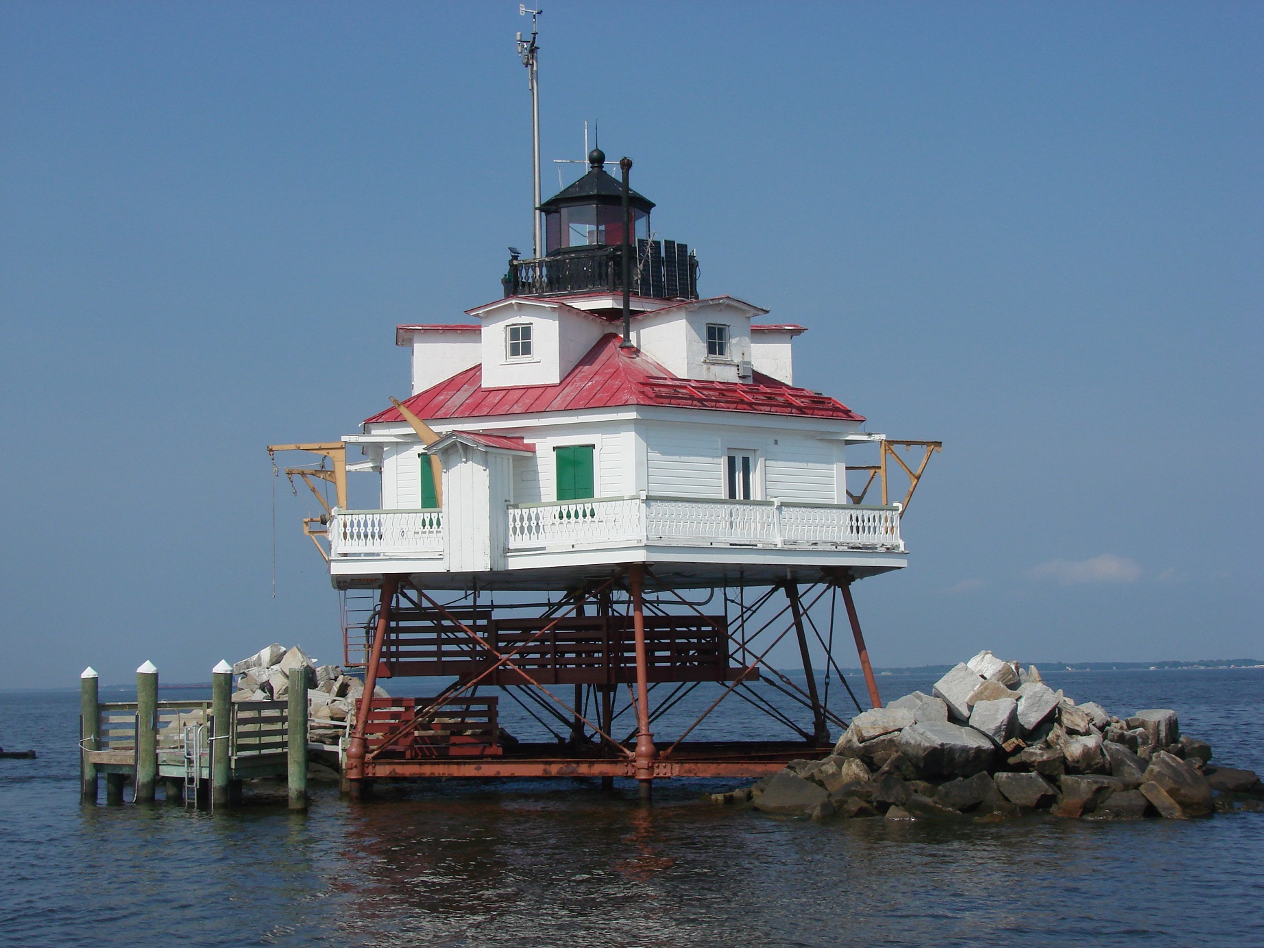 Thomas Point Shoal Lighthouse. Photo Credit: Visit Annapolis