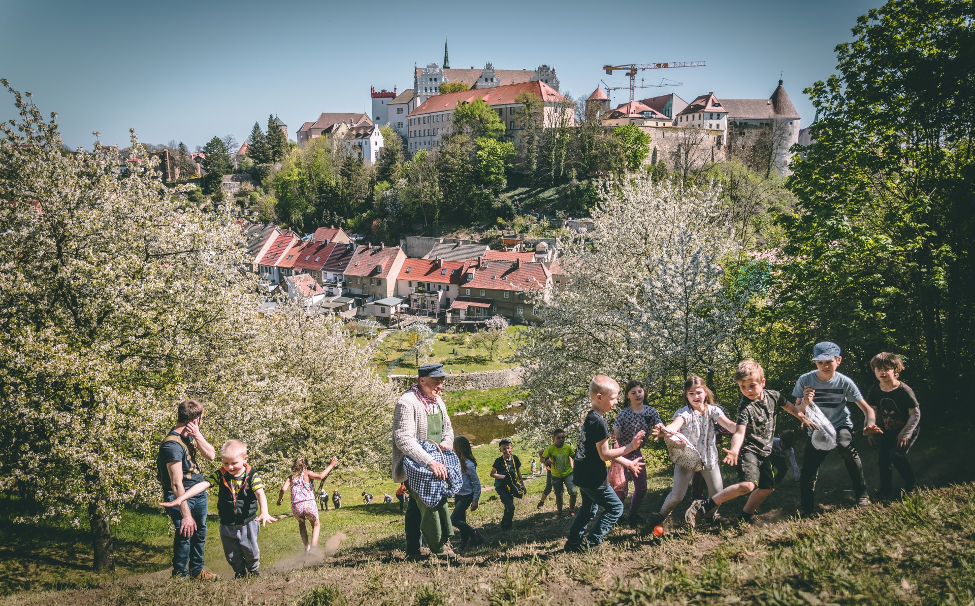 Eierschieben auf dem Protschenberg. Foto: Philipp Herfort 