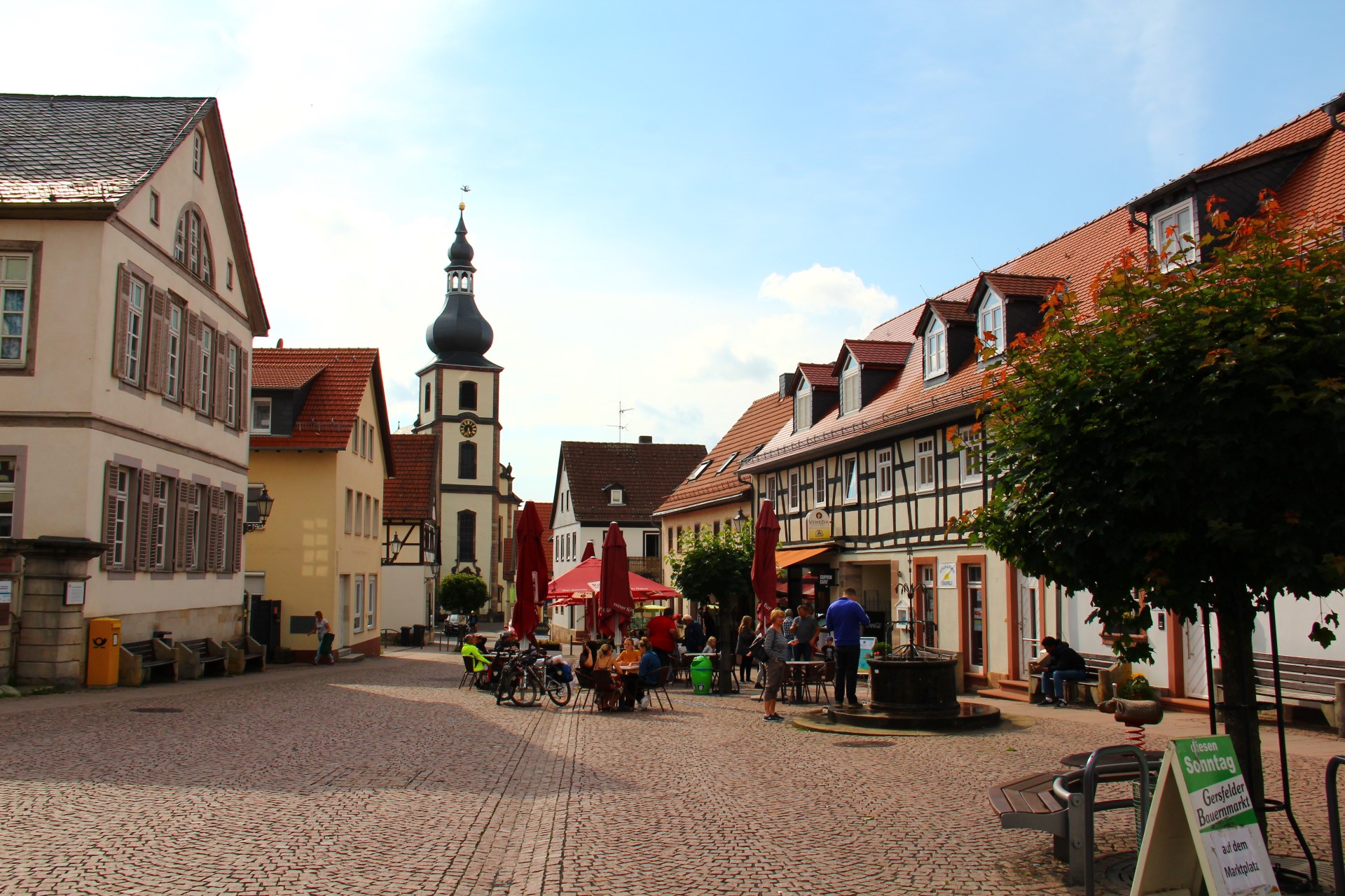 In Gersfeld startet die Tour. Foto: Alexa Christ In Gersfeld startet die Tour. Foto: Alexa Christ