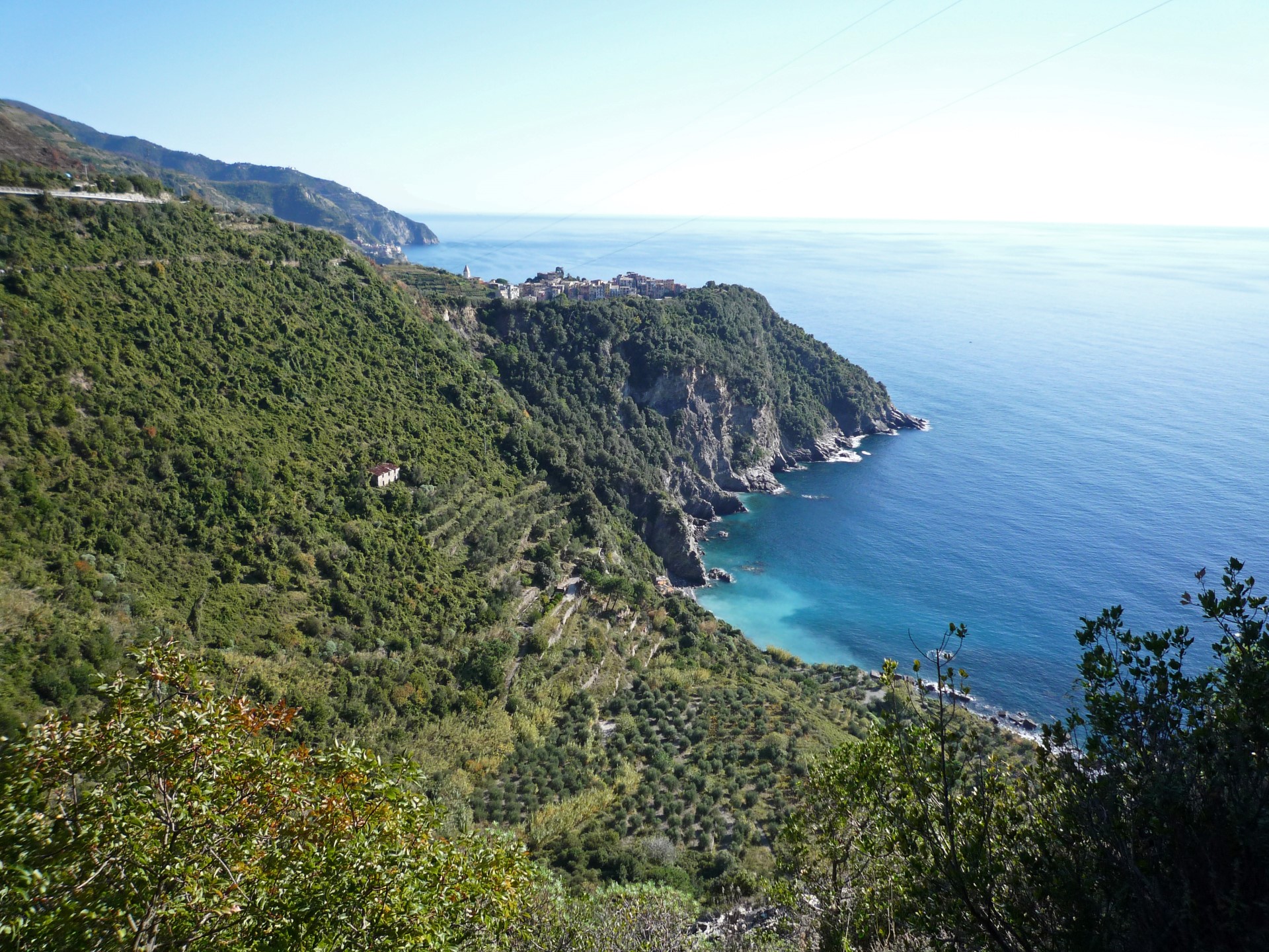 Unterwegs auf Cinque Terre-Wanderung. Foto: Bernadette Olderdissen