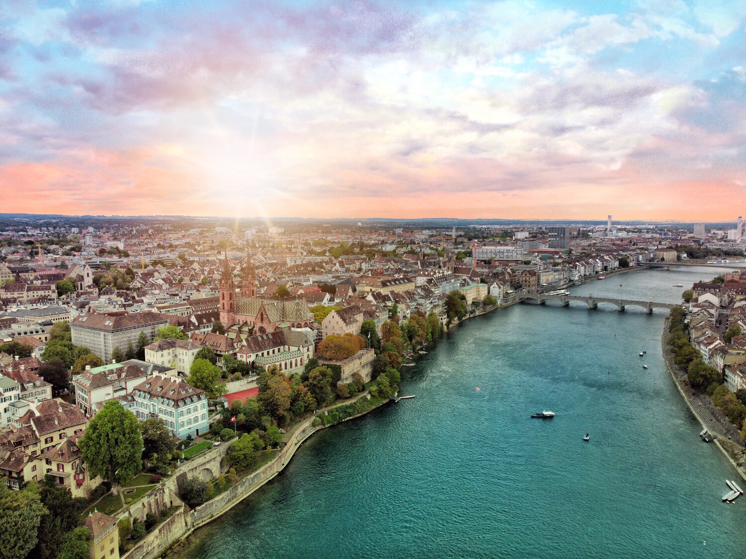 Blick auf Basel. Photo Credit: Basel Tourismus