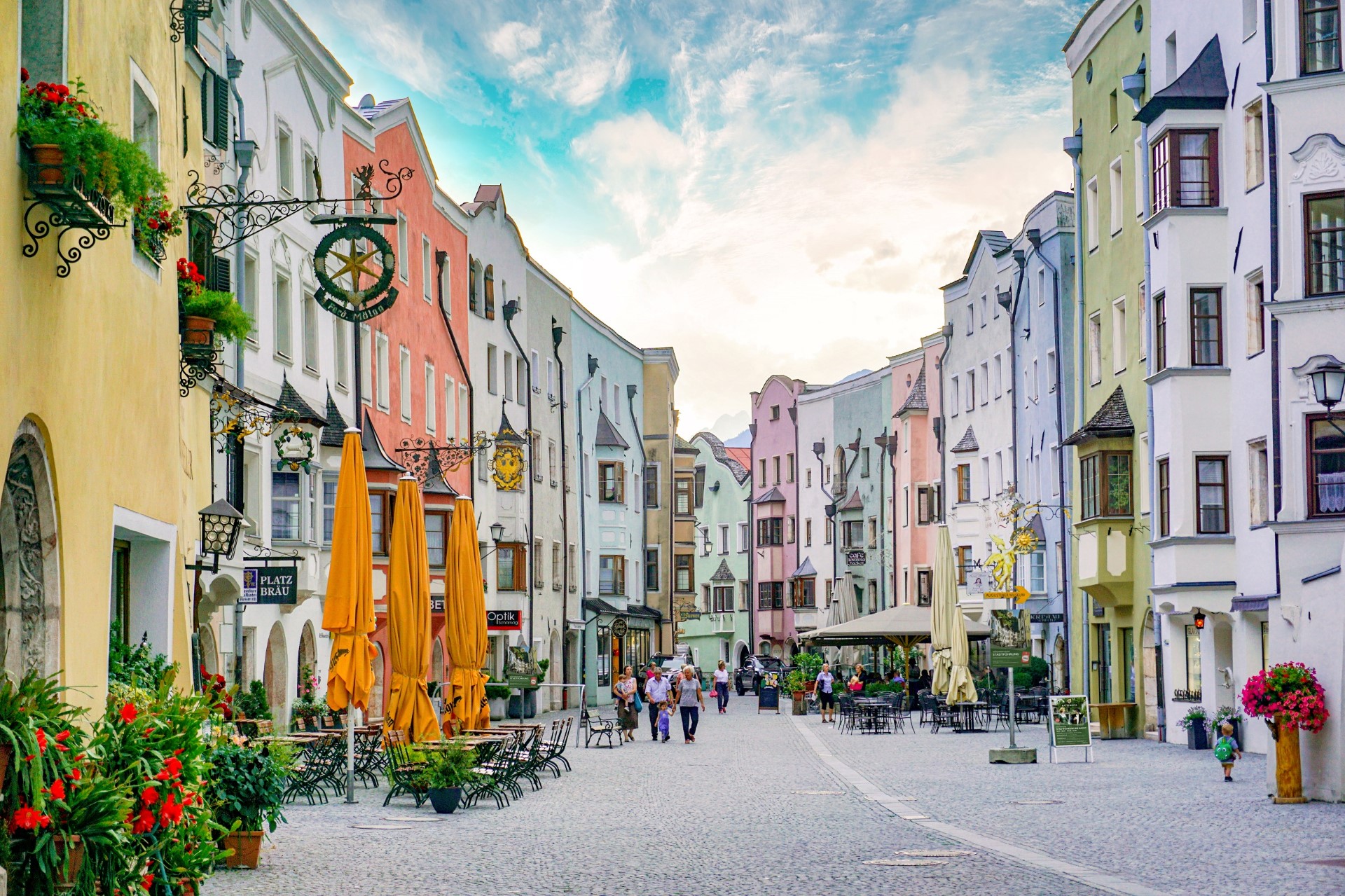 Stadtzentrum Rattenberg. Foto: Alpbachtal Tourismus