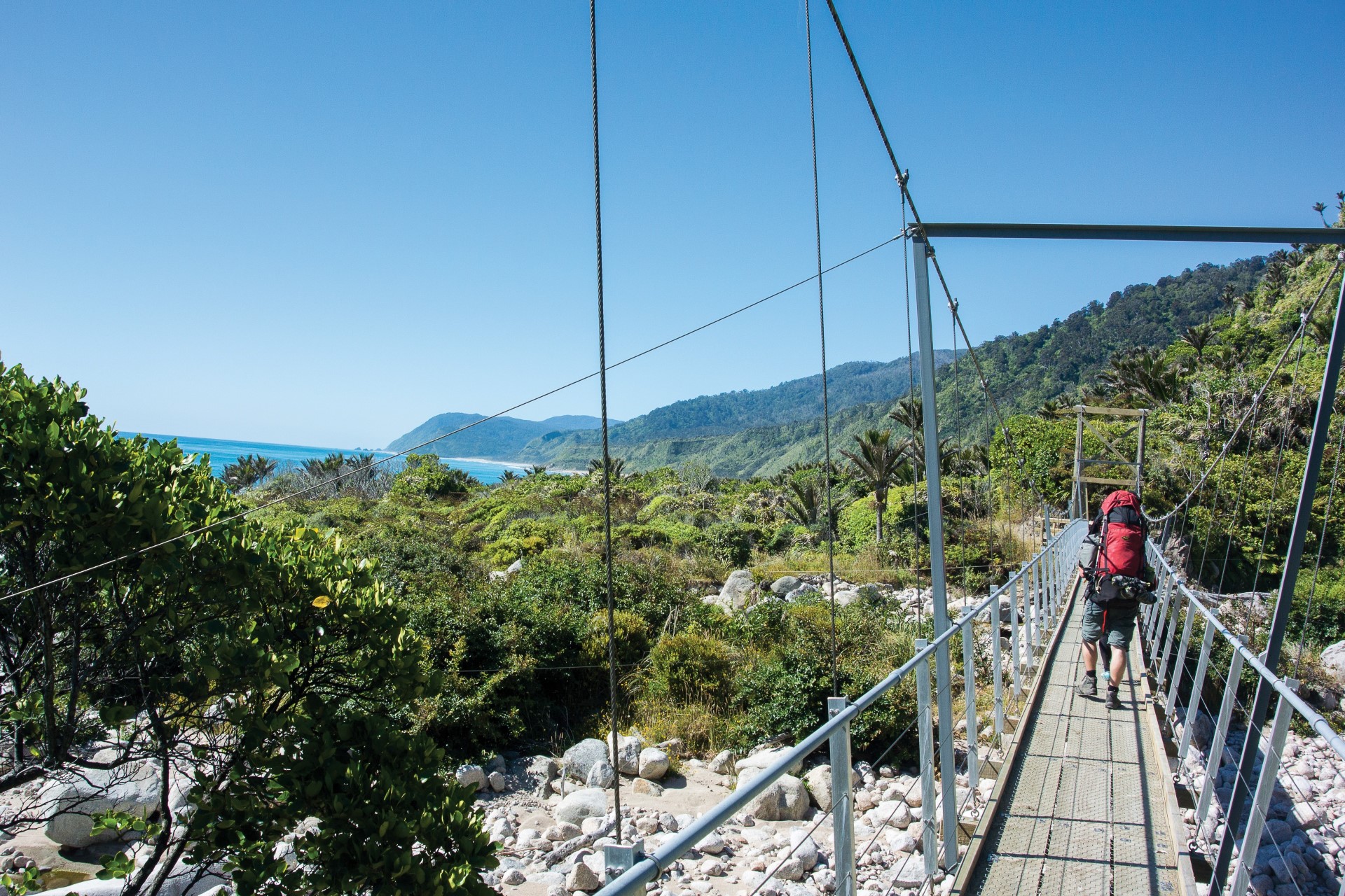 Wandern auf dem Heaphy Track im Kahurangi National Park. Foto: Tourism New Zealand Wandern auf dem Heaphy Track im Kahurangi National Park. Foto: Tourism New Zealand