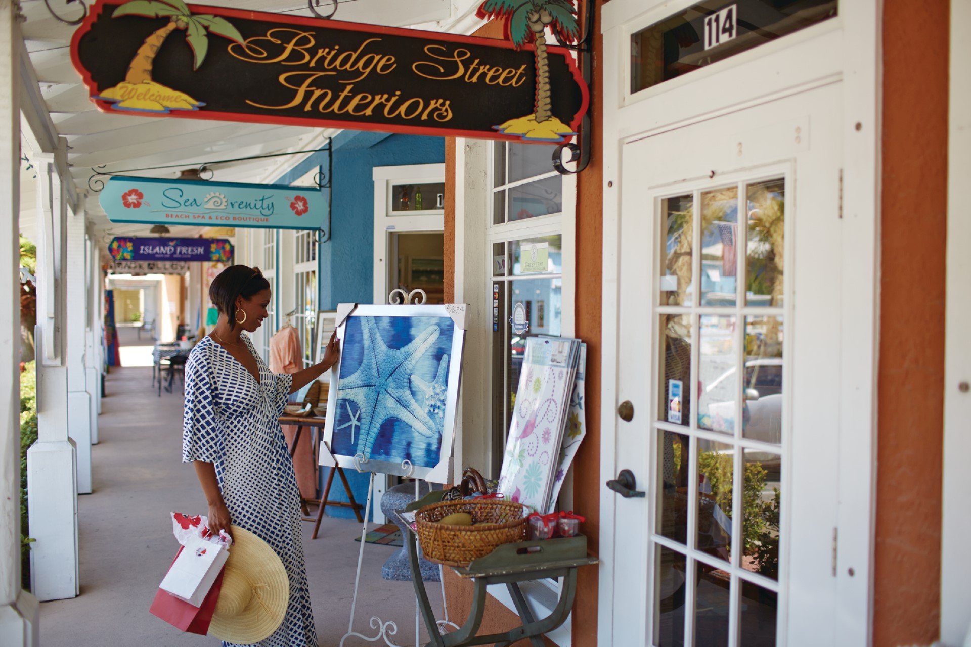 Boutiquen auf der Bridge Street. Foto:Bradenton Area CVB