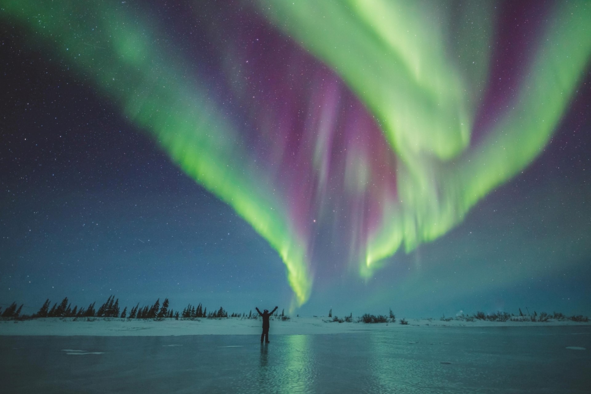 Aurora Borealis in Churchill. Foto: Travel Manitoba Aurora Borealis in Churchill. Foto: Travel Manitoba