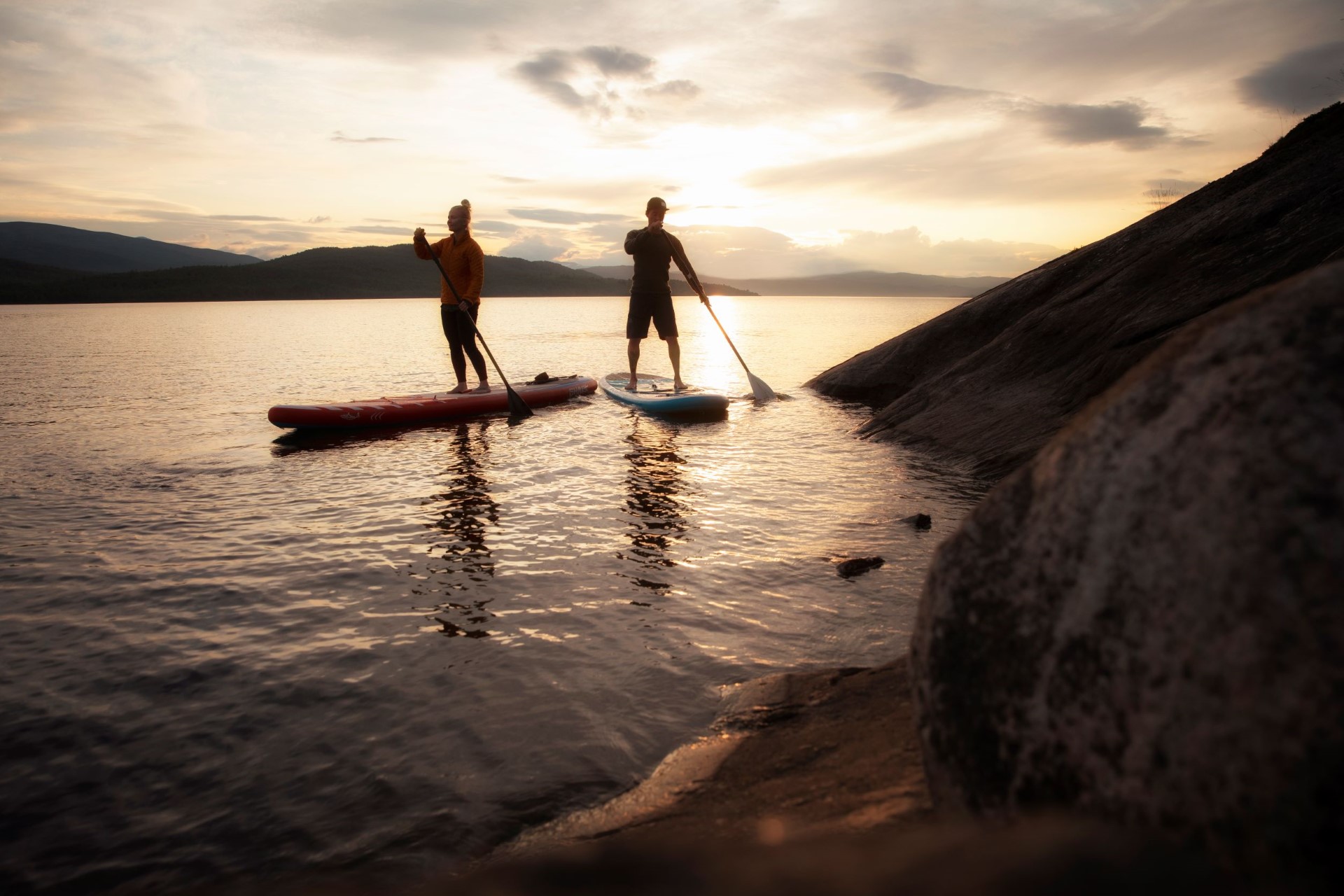 Mitternachtssonne in Lappland. Foto: Harri Tarvainen Mitternachtssonne in Lappland. Foto: Harri Tarvainen