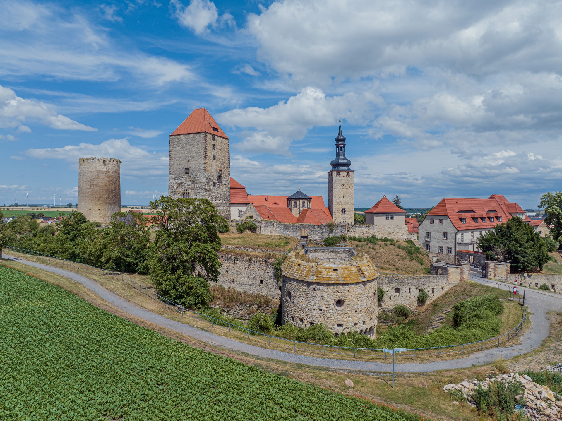 Naturpark Saale-Unstrut-Triasland: Burg Querfurt. Foto: Saale-Unstrut-Tourismus | Falko Matte