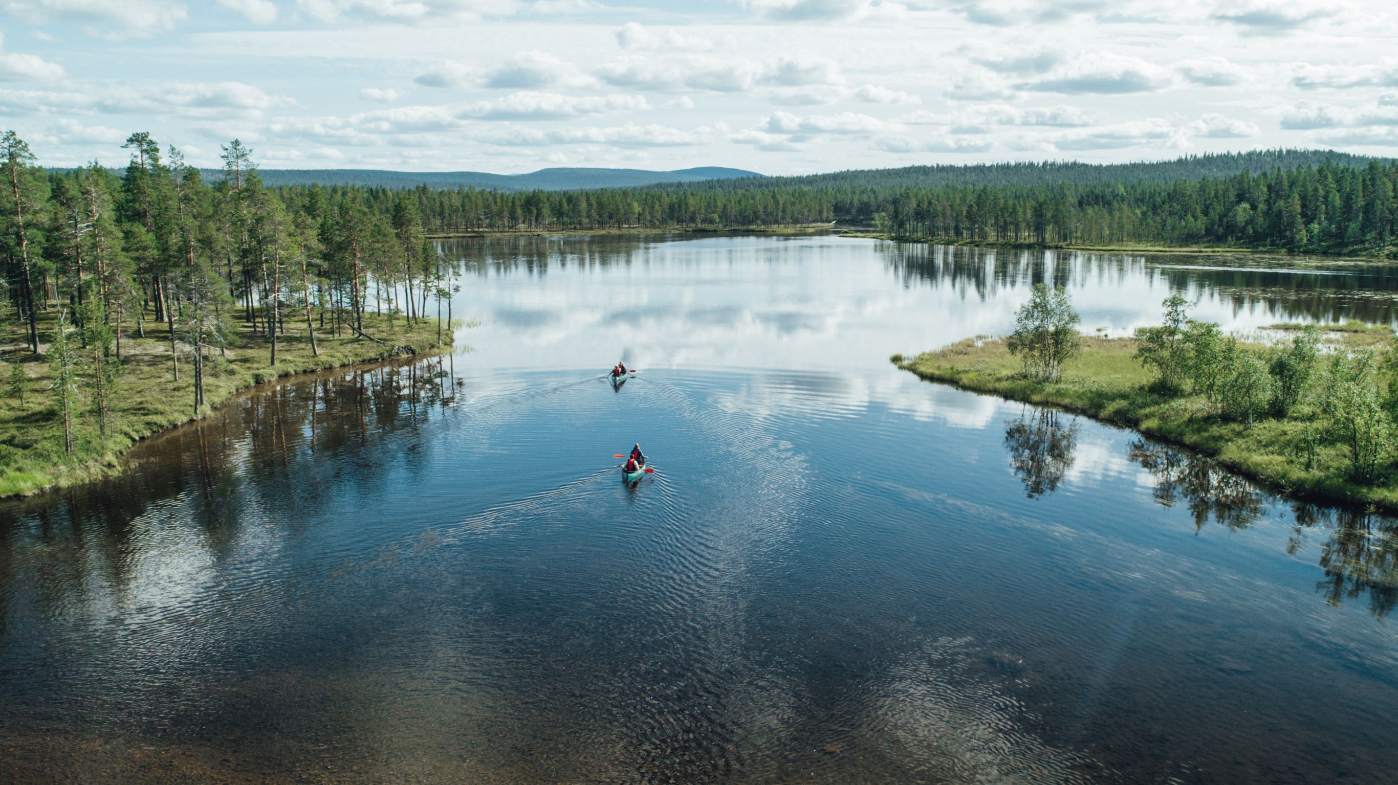 Seenlandschaft in Nord-Lappland. Foto: Visit Finland