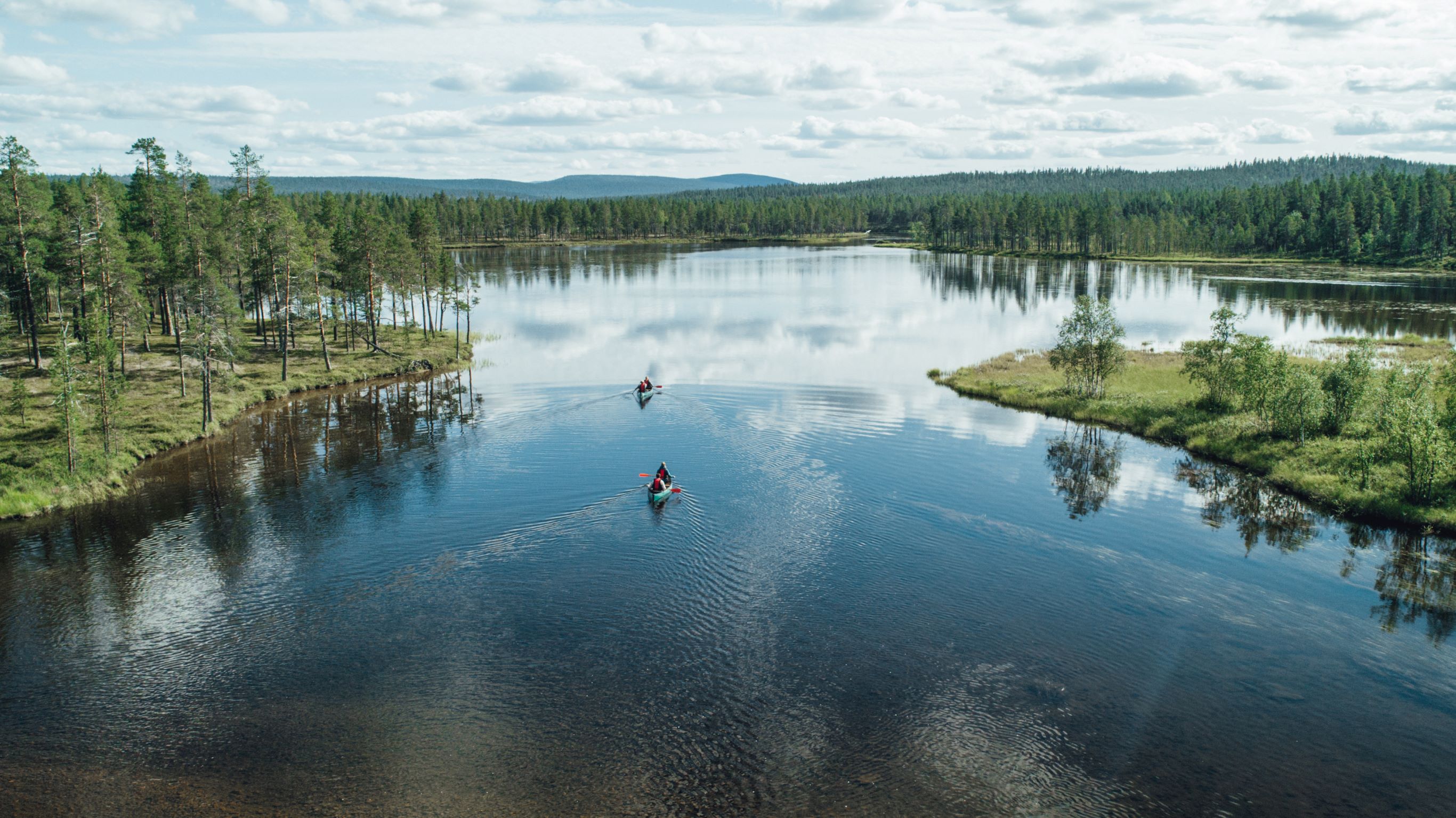 Seenlandschaft in Nord-Lappland. Foto: Visit Finland Seenlandschaft in Nord-Lappland. Foto: Visit Finland