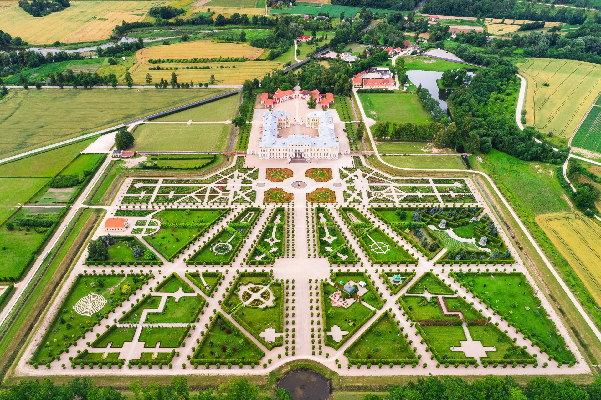 Schloss Rundāle. Foto: Valdis Skudre