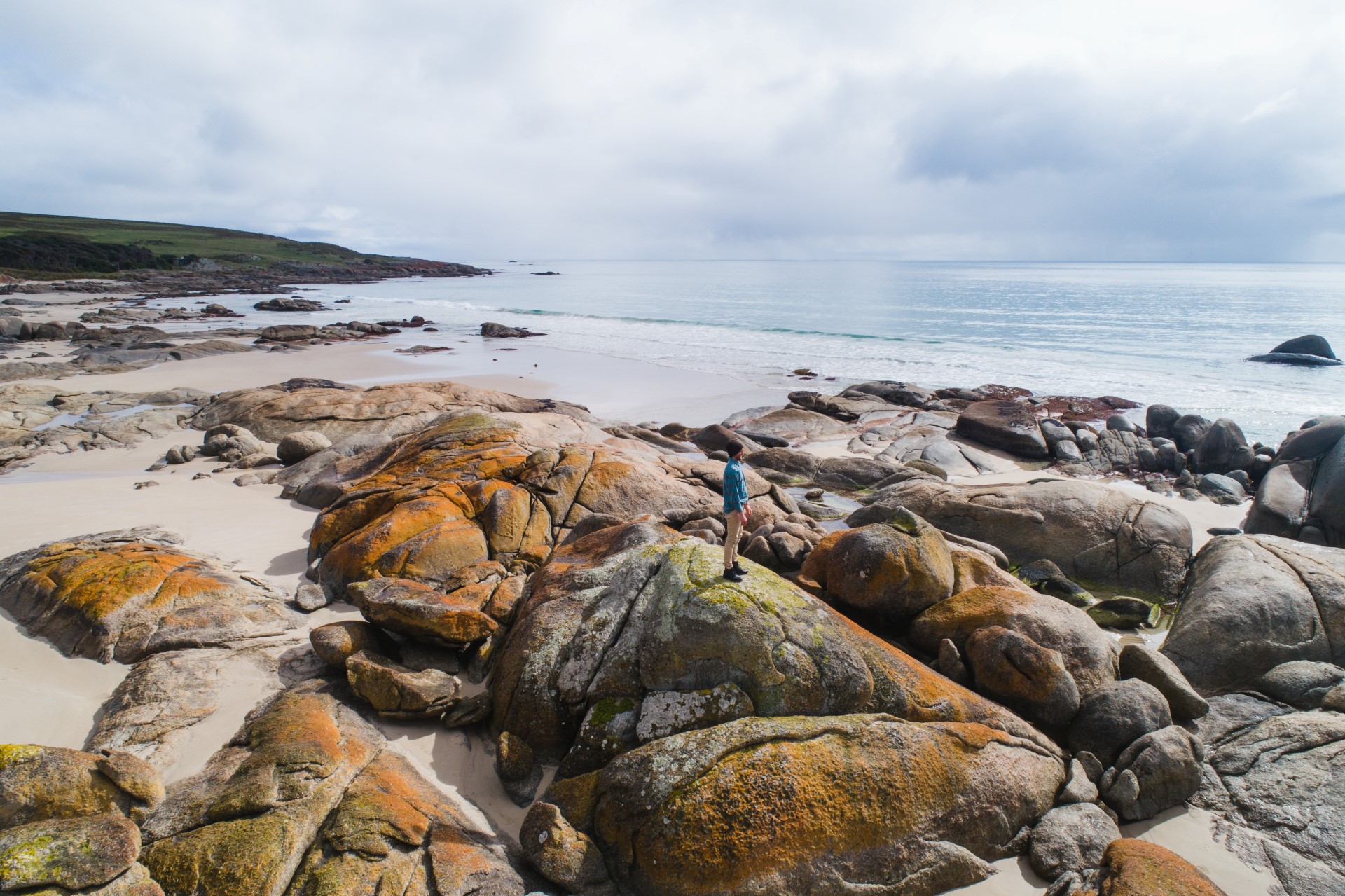 Martha Lavinia Beach auf King Island. Foto: Stu Gibson