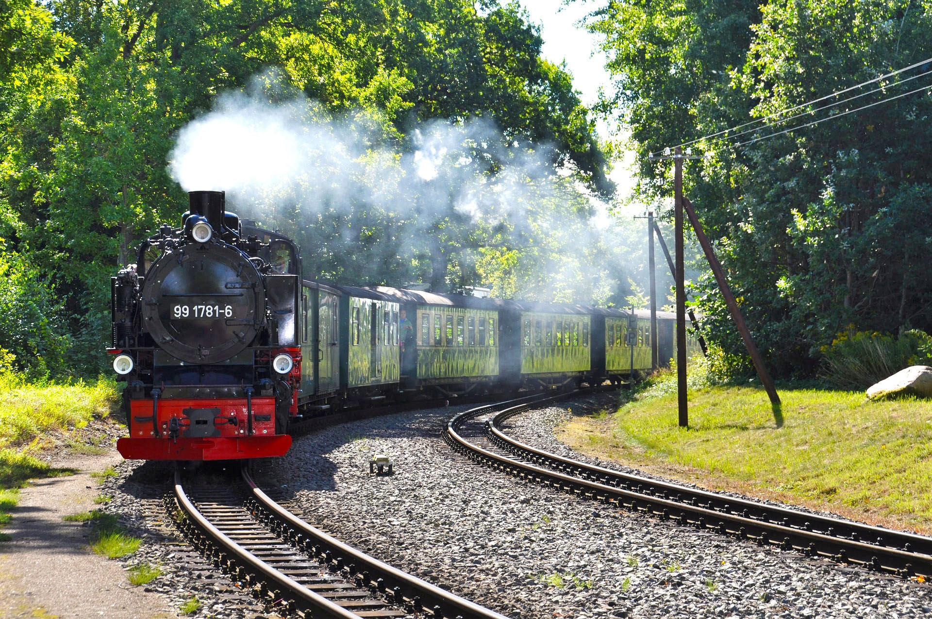 Mit der Bäderbahn Mit der Bäderbahn