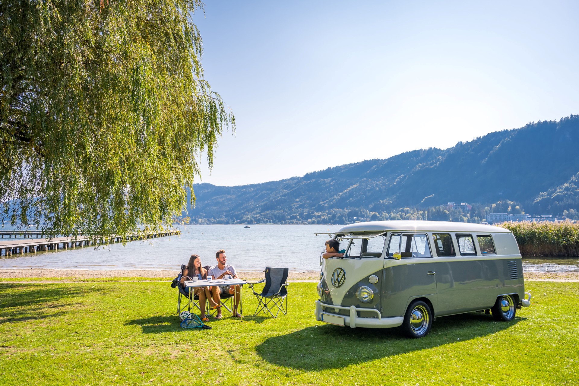 Kärnten: Ein Wohnzimmer unter freiem Himmel in der Region Villach