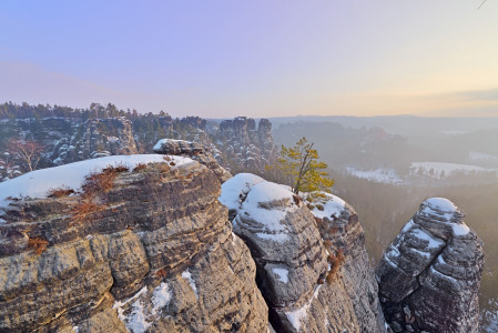 Sächsische Schweiz: Winterliche Elbsandsteinabenteuer