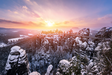 Sächsische Schweiz im Winter genießen