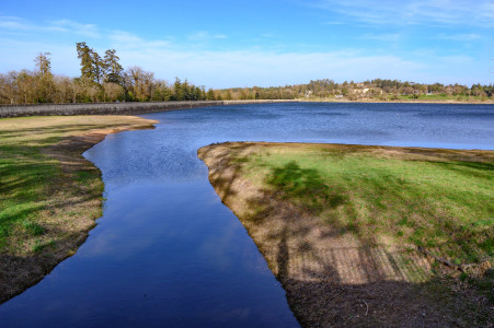 Okzitanien: Bassin de Saint-Ferréol, die Quelle des Canal du Midi