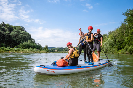 Salzach: Grenzenloser Paddelspaß zwischen Deutschland und Österreich