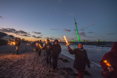 Ostsee: Winterschönes Lichtermeer