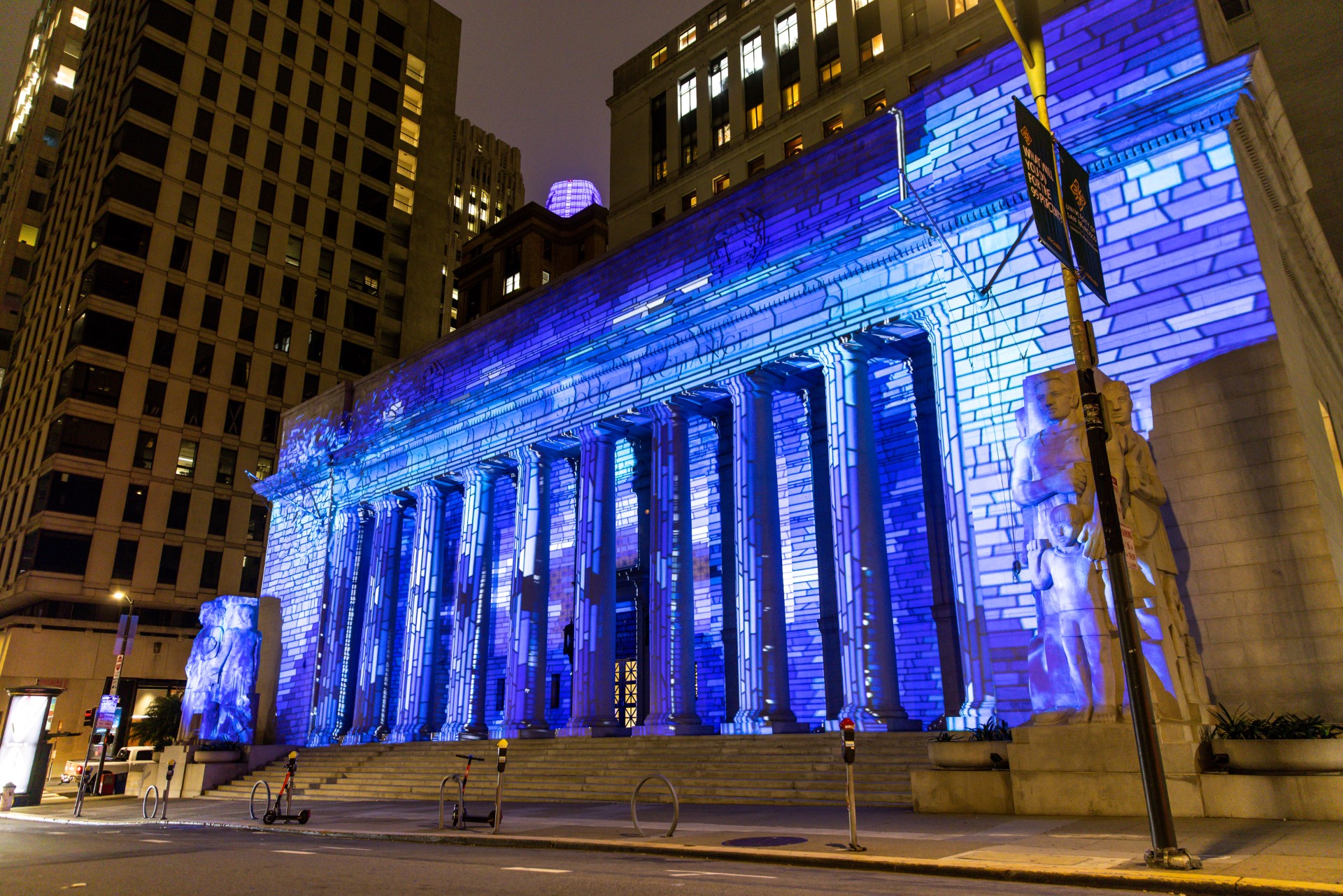 USA: Großes Lichtfestival in San Francisco