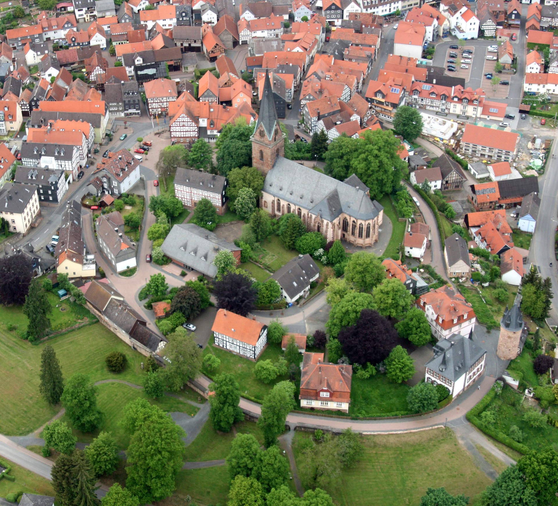 Wetter im Hessischen Bergland: Klosterberg, Diebsturm und Grenzegang