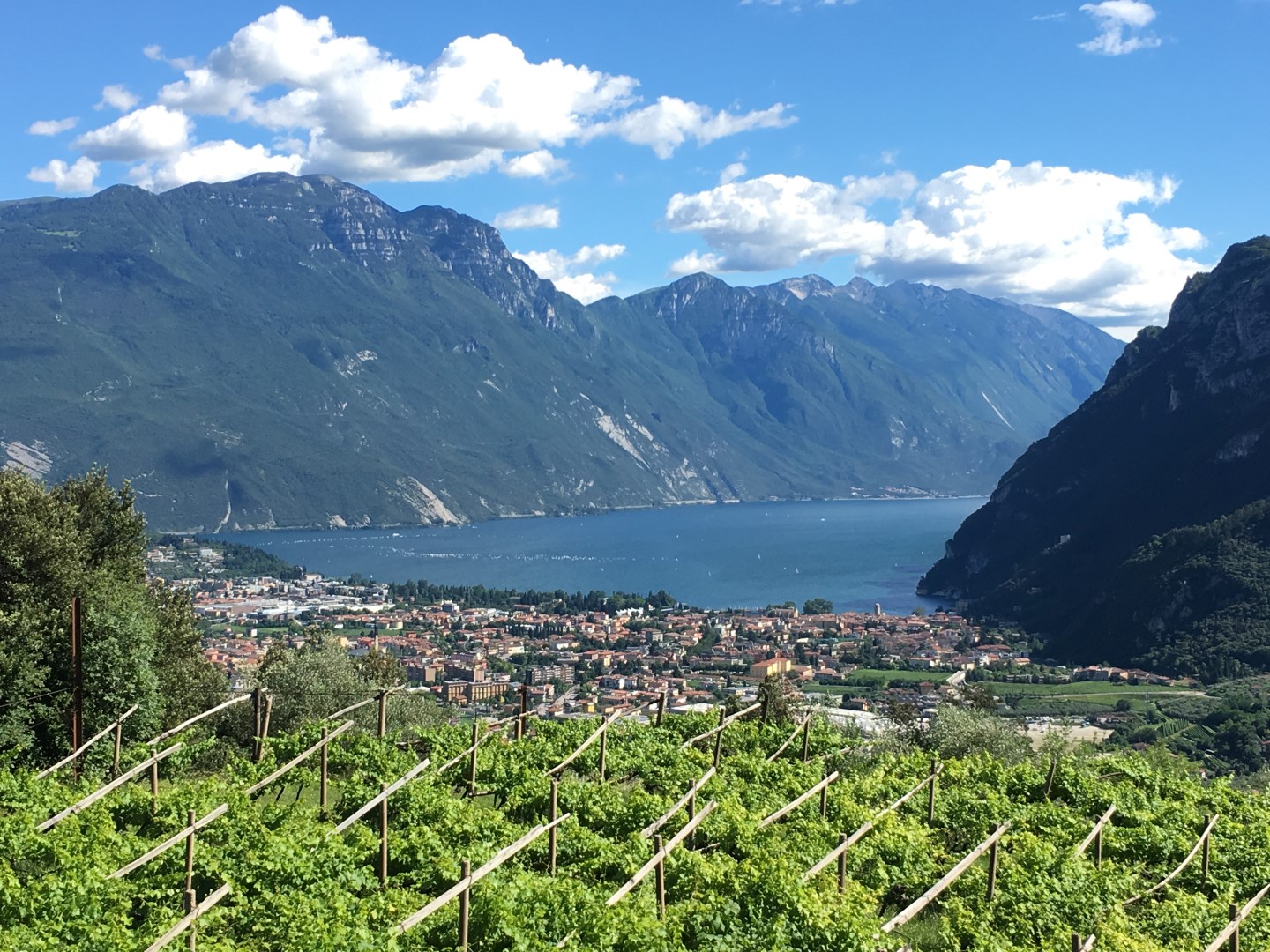 Gardasee: Riva del Garda - im gläsernen Aufzug zur Bastion